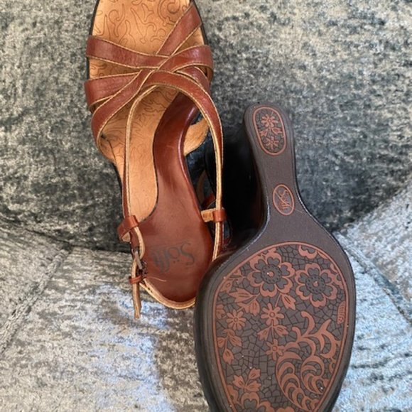 Comfortable Leather Wedges - Picture 3 of 4